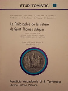 La philosophie de la nature de Saint Thomas d’Aquin (1982)